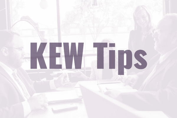Kew tips blog graphic